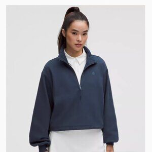 Lululemon Cotton Terry Tennis Half Zip